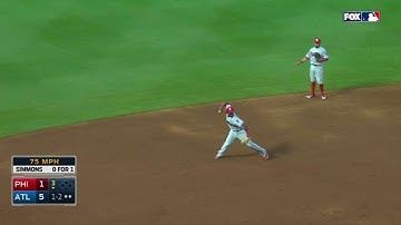 PHI@ATL: Franco makes great play ranging to his left