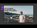 Middle of video