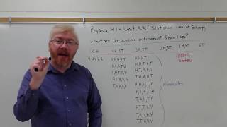 College Physics 1 - Unit 3.3f - Statistical Interpretation of Entropy