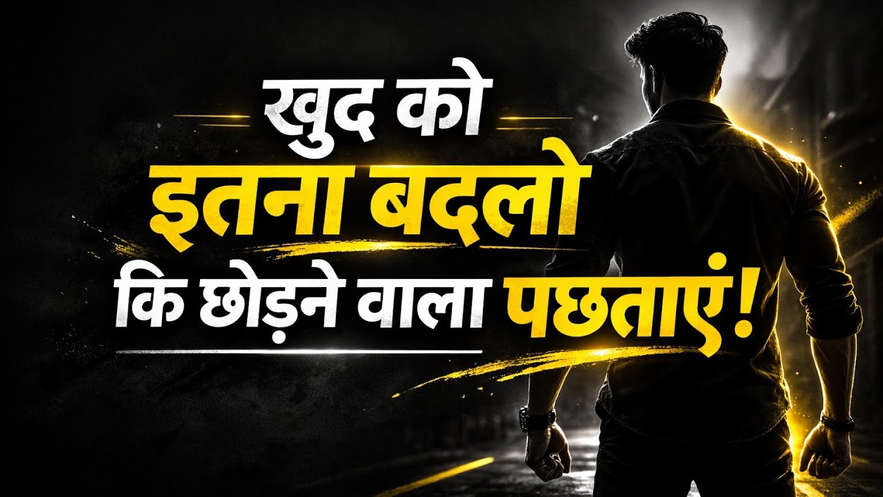 खुद को इतना बदल लो कि छोड़ने वाला भी पछताए | Powerful Motivation In Hindi | Life Changing Speech