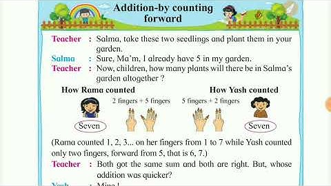 Std 2nd Subject Maths Topic 13-Addtiion - by counting forward