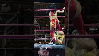 Fuertes castigos de Lady Shani contra La Hiedra! #luchalibre #wrestling #luchalibreaaa #wwe #lucha