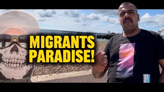 Illegals and their new holiday home!