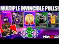 I FINALLY PULLED MY FIRST INVINCIBLE DARK MATTER BUT THEN PULLED ANOTHER ONE! NBA 2K22 PACK OPENING