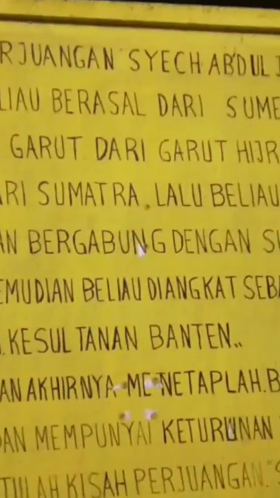 Makam Karomah Syeikh Abdul Jabar Pandeglang