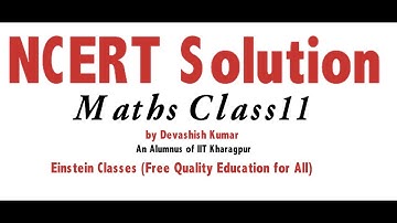 Class 11 MATHS NCERT Solution  Permutation & Combination (Misc Ex. Q1 Q2) Einstein Classes