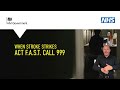 When Stroke Strikes Act F.A.S.T. | NHS | BSL version