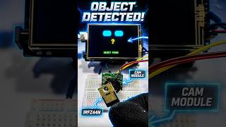 Real-Time Object Detection Using Camera Module 🤖#shorts  #electronics#diy#arduino