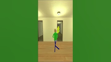 Baldi chasing Cockroach Super in Liminal Hotel Gmod