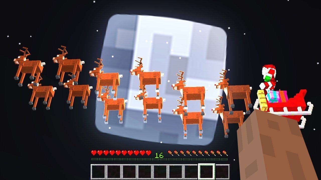 LE TRAÎNEAU DU PÈRE-NOEL SUR MINECRAFT ! - YouTube