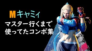 モダンキャミィの実践向けコンボ集｜4F始動・アシスト始動・しゃがみ中K始動・低空キャノンストライク始動・画面端入れ替え・ドライブインパクト返し・シミー狩り