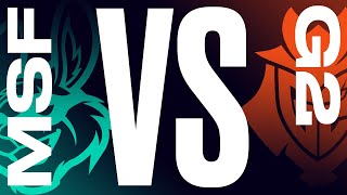 MSF vs. G2 - Week 7 Day 2 | LEC Summer Split | Misfits Gaming vs. G2 Esports (2021)