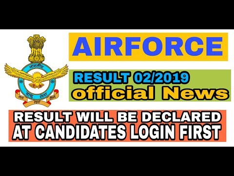 Indian Airforce X and Y Group Result | Will declared at candidate's Login first | LATEST UPDATE |
