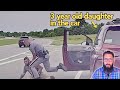 Man Driving His 3 Year Old Daughter Ends Up on the Pavement With a State Trooper