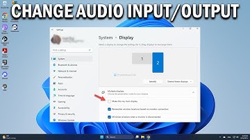 How To Change Sound Input and Output on Windows 11 - Easy Fix