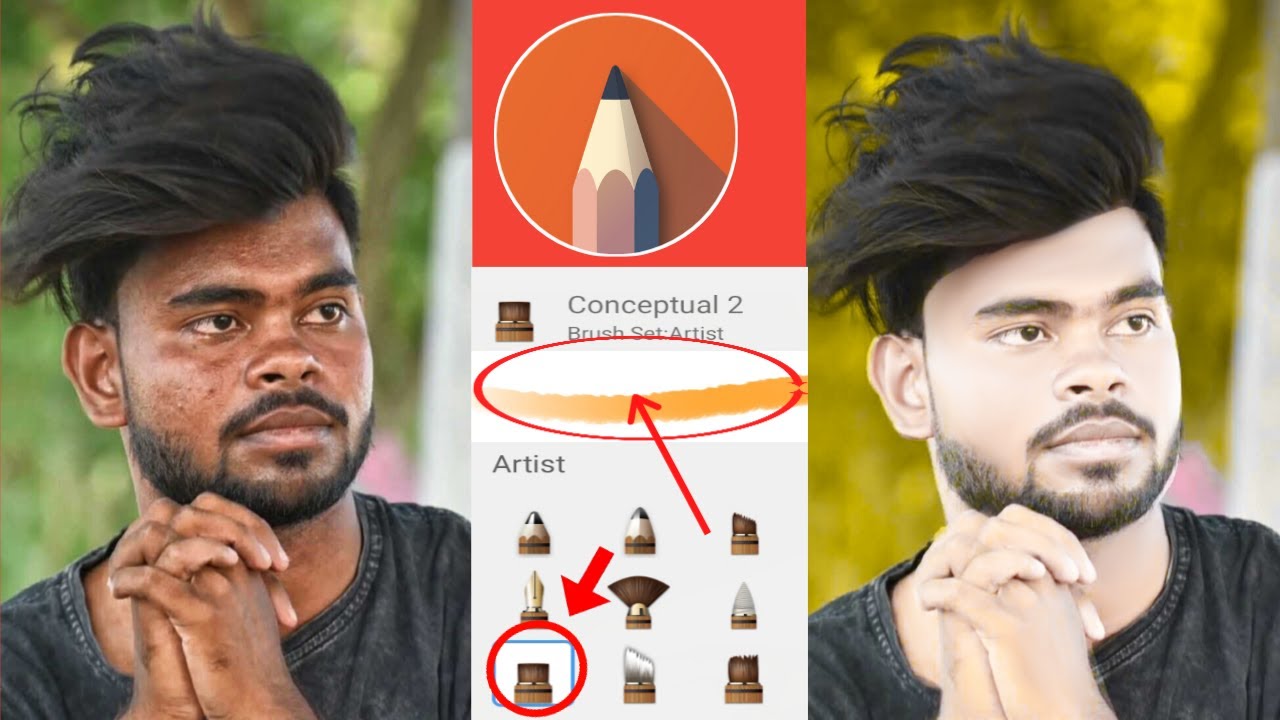 Autodesk Sketchbook Face Smooth Editing Tutorial | Photo Editing Tutorial 2023