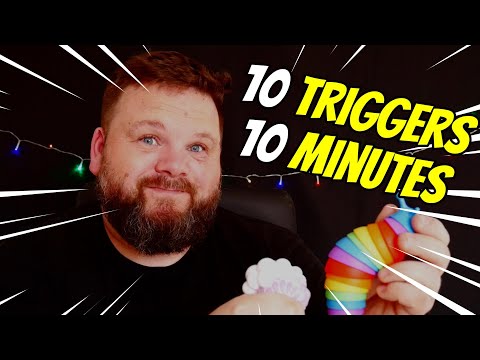 ASMR 10 TRIGGERS EN 10 MINUTES #dormir #triggers #sleep #asmr #français #asmrfr