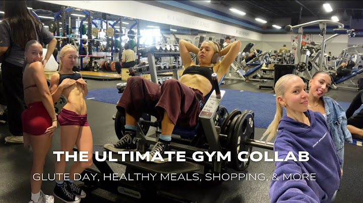 THE ULTIMATE GYM GIRL COLLAB | day in my life: training GLUTES, healthy meal inspo, shopping, & more