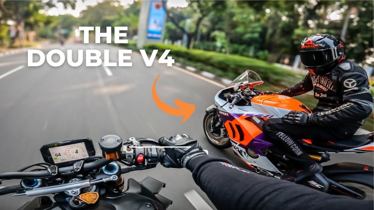 POV MORNING RIDE PAKE MOTOR IDAMAN - DUCATI SF V4 S 🔥