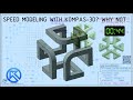 (0:44) KOMPAS-3D (КОМПАС-3Д) Speedmodeling Too Tall Toby Practice Model 25-08-04