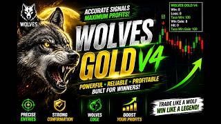 WOLVES GOLD V4 🐺 | Accurate Signals & Powerful Entries | MT4 Indicator #tradingstrategy #trading