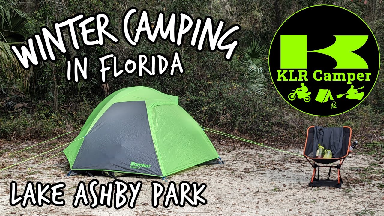 Winter Camping in Florida! Lake Ashby Park YouTube