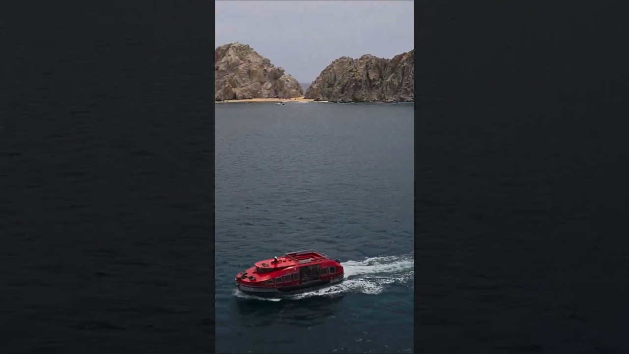 Cabo San Lucas Tender Boat Time-Lapse! #shorts #cabo #timelapse