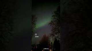 Ham Radio Tower in Northern Lights - Aurora Borealis