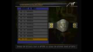 WWE Wrestlemania X8 Unlockable Belts (Painful Level)