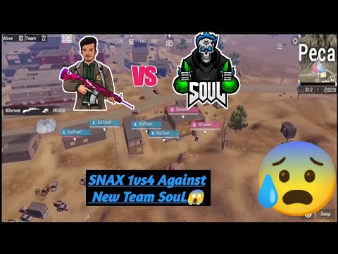 Snax 1 vs 4 New SouL Lineup 😰 | Scrims Clips | Team SouL - YouTube