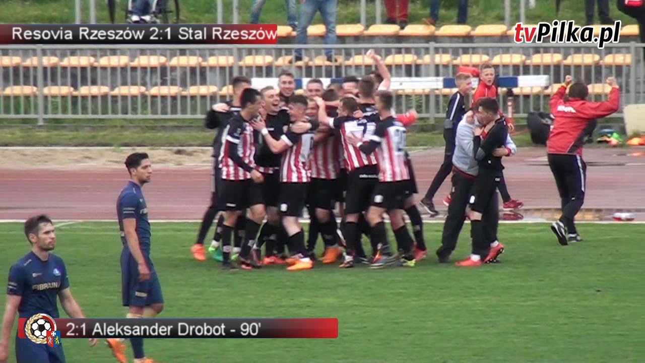 DERBY RZESZOWA: Resovia Rzeszów - Stal Rzeszów 2:1 (1:1). 16.05.2018