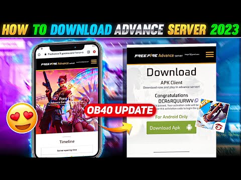 #2023 HOW TO DOWNLOAD FREE FIRE ADVANCE SERVER 2023😱🔥 | FREE FIRE OB40 ADVANCE SERVER | NEW OB40 UPDATE FF