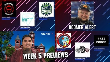 FRC Week 5 Previews First Updates News Now FRC Recap