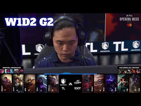 TL vs 100T | Week 1 Day 2 LTA Spring 2025 Split 2 | Team Liquid vs 100 Thieves G1 full