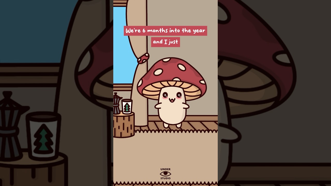 How I Feel In January 🍄 Mushie & Birdie | Animation Meme | Original Audio: @RenaMacMonegle