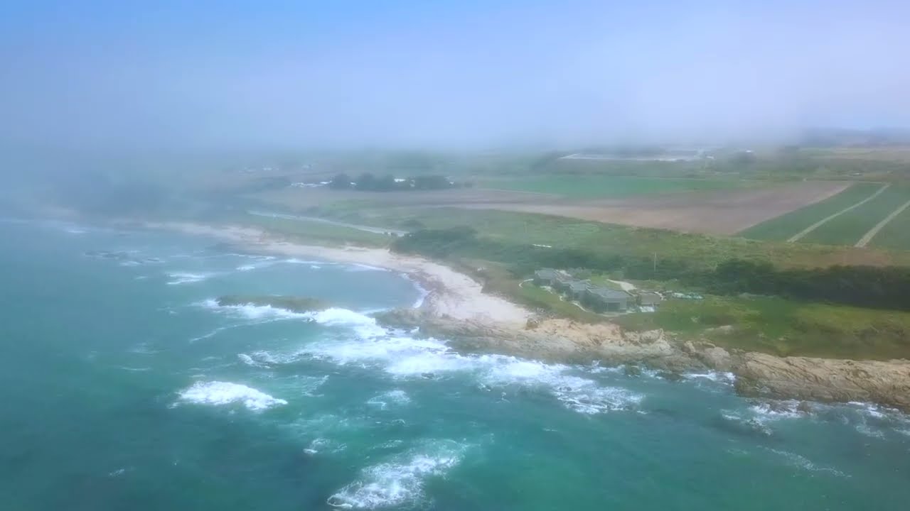 California Beach House from Above | Relaxing Drone Footage