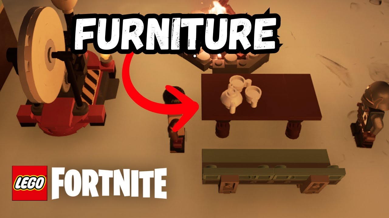 How to Find Furniture in Lego Fortnite fortnitelego YouTube