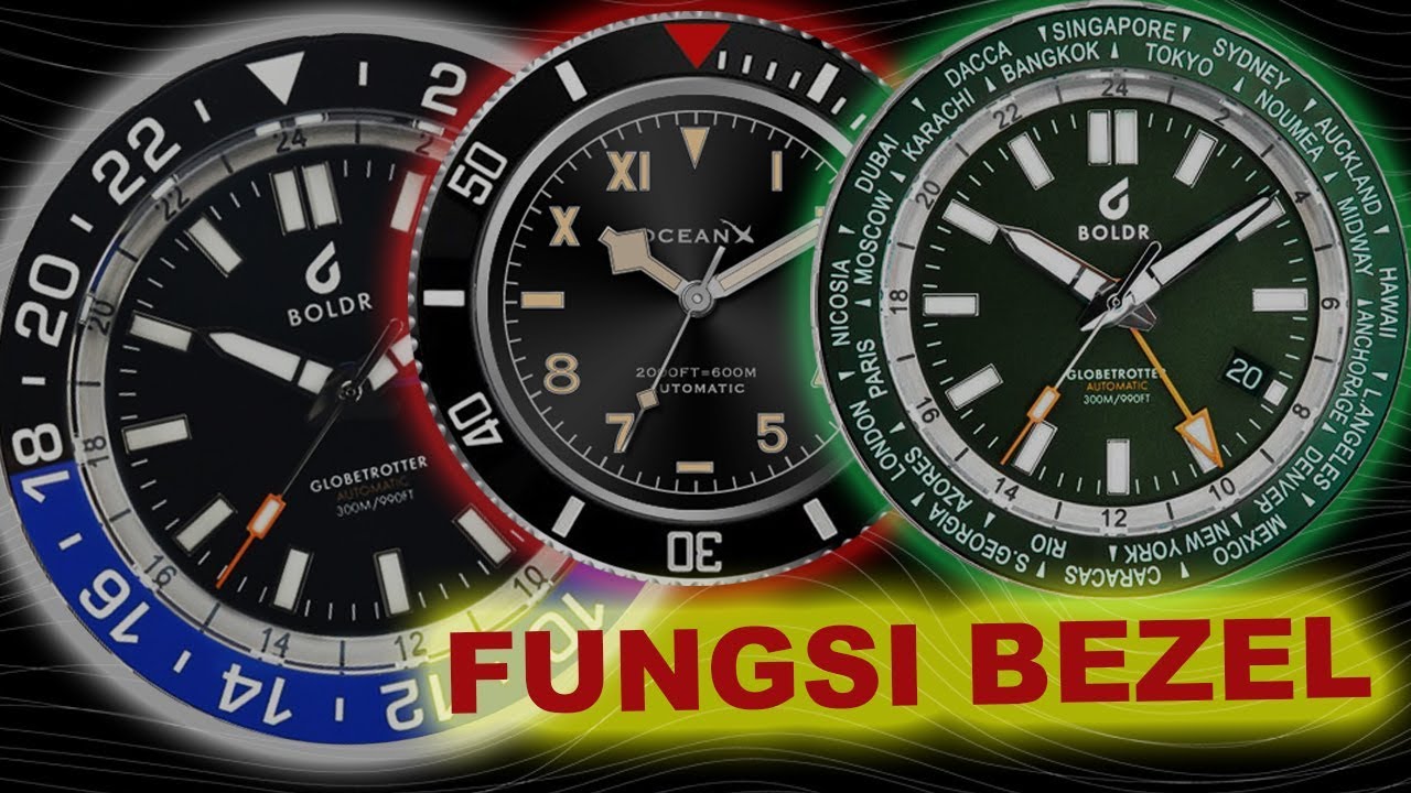 Apa FUNGSI BEZEL Jam tangan DIVER & GMT ⁉️ dan gimana cara pake nya ⁉️