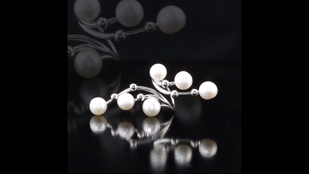 0.19 Karat Pırlanta İnci Yüzük