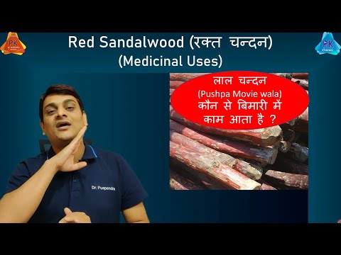 Red Sandalwood - Medicinal Uses (Discussed in Pushpa Movie) | (रक्त