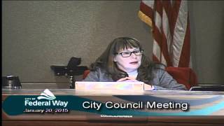 1/20/2015 - Federal Way City Council - Regular Meeting
