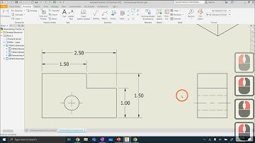 How to Dimension a Drawing in Autodesk Inventor