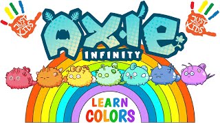 LEARNING COLORS WITH AXIE INFINITY! (BEST PRESCHOOL KIDS VIDEO) screenshot 4