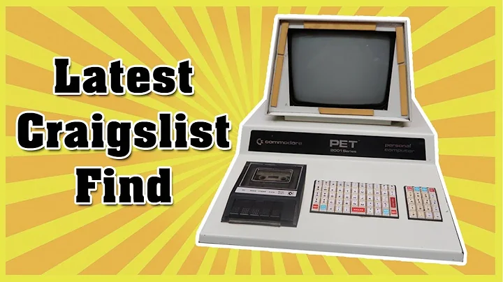 Commodore PET 2001-8 Series in 4K - Latest Craigslist Find
