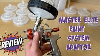 Master Elite Paint System MPS Spray Gun Cup Adapter