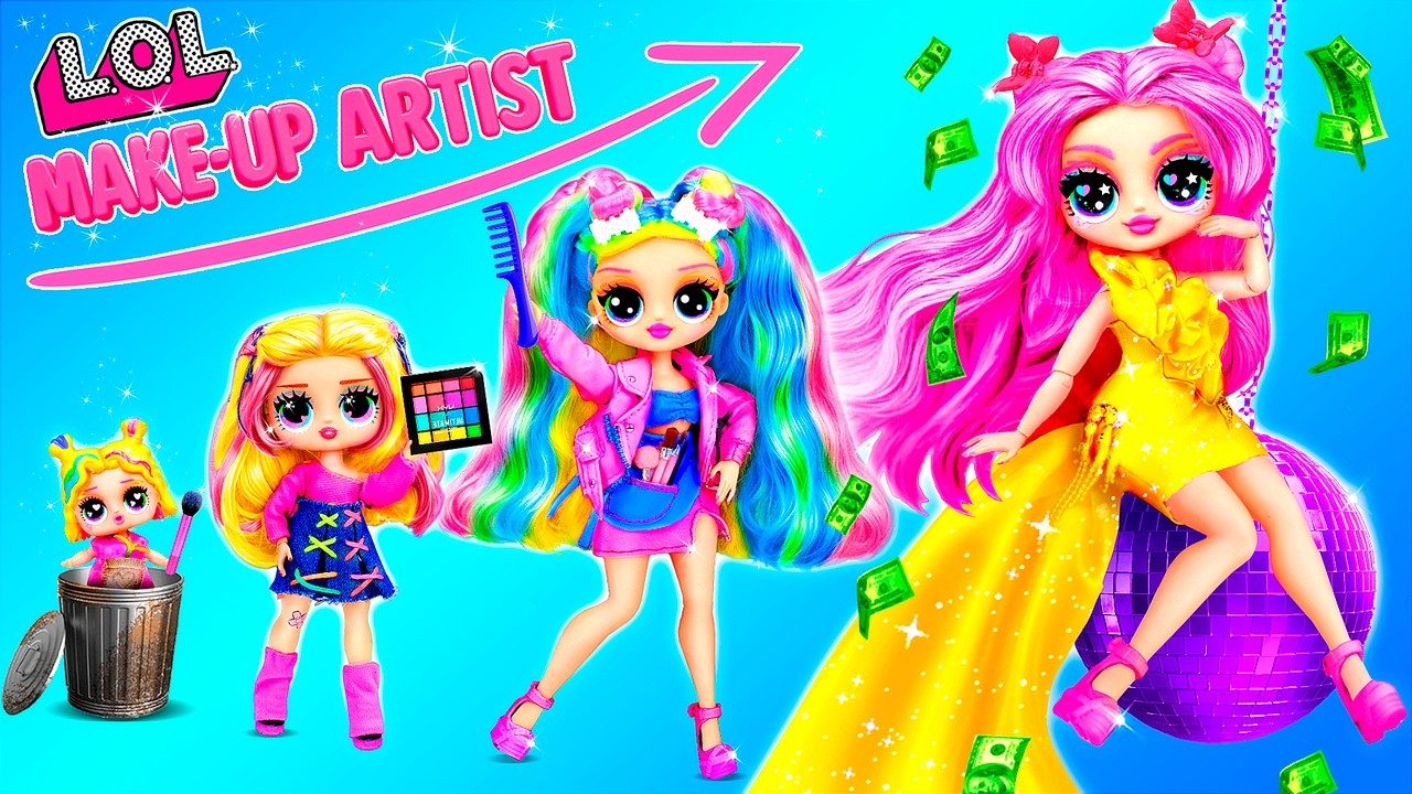 ЛОЛ растет из бедной в богатую! Бьюти гаджеты для кукол
