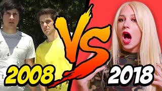 2008 YOUTUBE VS 2018 YOUTUBE