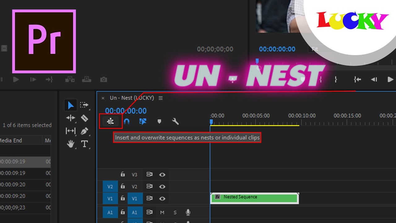Un nest sequences | Bỏ gộp,nhóm audio,hình ảnh và... - youtube