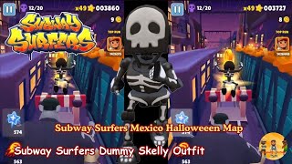 Subway Surfers Dummy Skelly Outfit Subway Surfers Mexico Halloween Map Update Gameplay screenshot 5