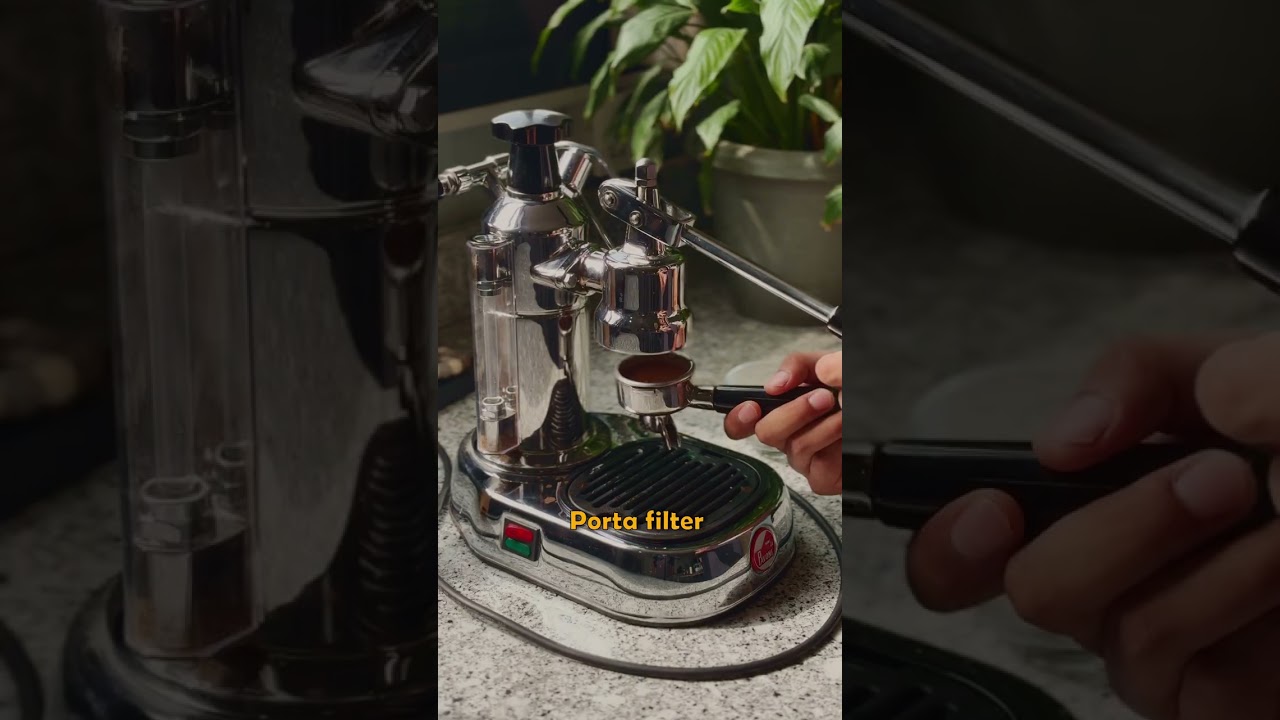 Making Coffee Traditional Way: La Pavoni Europiccola